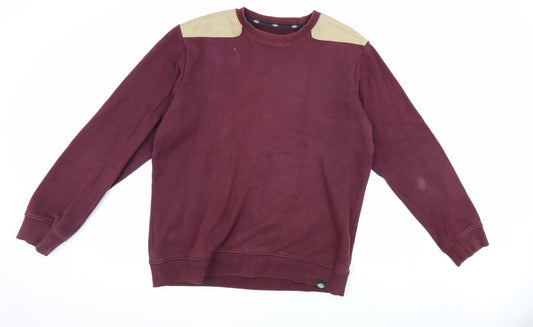 Dickies Men's Red Pullover Sweatshirt Large