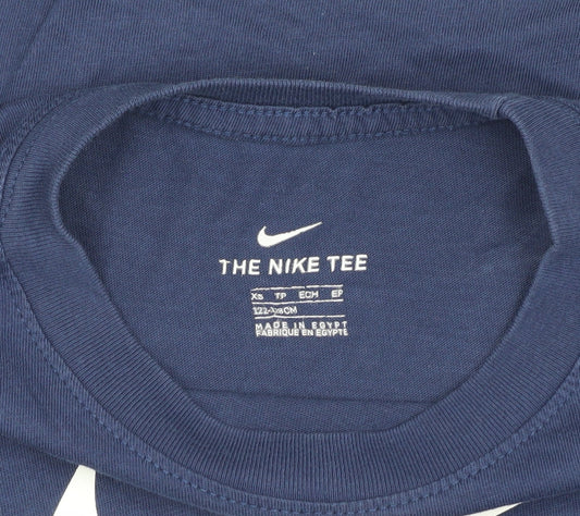 Nike Boys Blue Chelsea FC T-Shirt XS Short Sleeve Casual