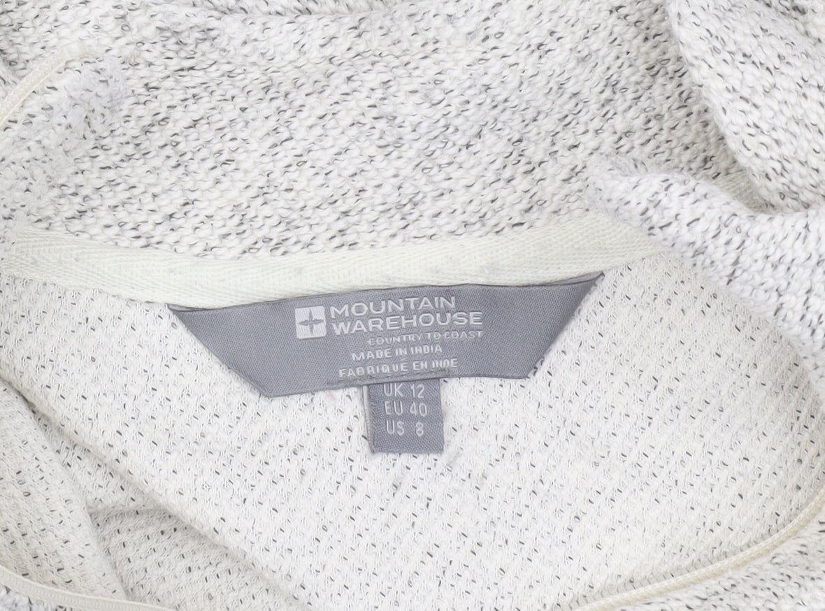 Mountain Warehouse Women’s Ivory Zip Sweatshirt Size 12