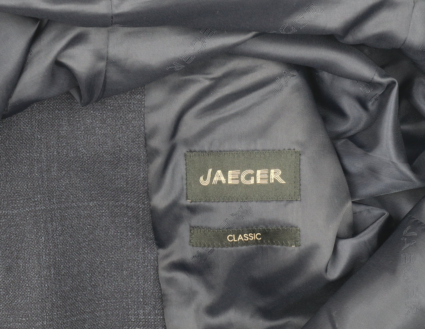 Jaeger Men's Blue Blazer, Size 42R, Classic Style