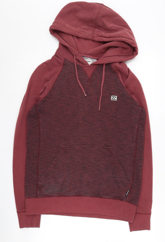 Billabong Men's Red Pullover Hoodie S