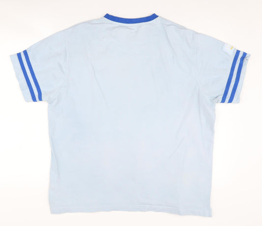 Everlast Blue Men's L T-Shirt Cotton Graphic