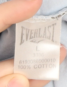 Everlast Blue Men's L T-Shirt Cotton Graphic