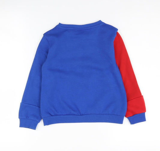 McKenzie Boys Red, Blue, White Pullover Sweatshirt 7-8 Years