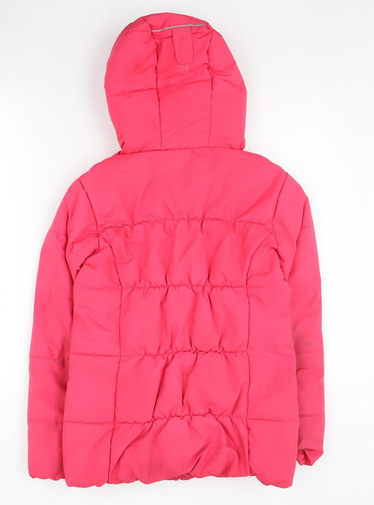 Columbia Girls Pink Puffer Jacket - Hooded Winter Coat
