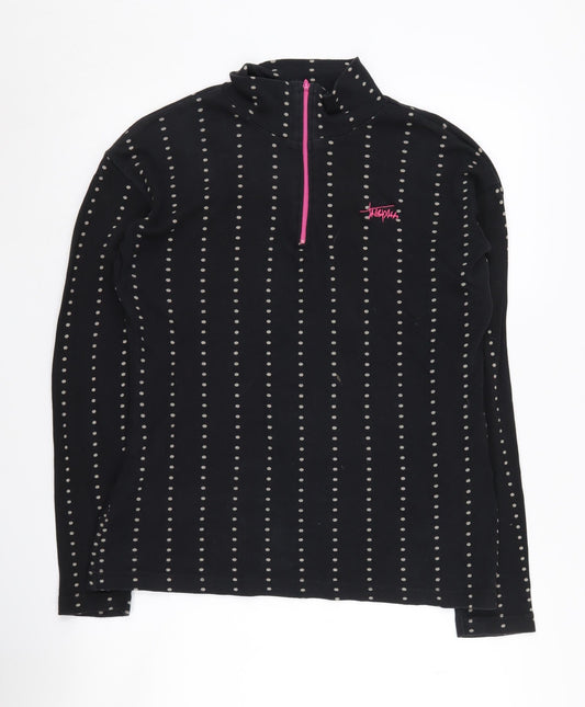 Trespass Women's Black M Henley Sweatshirt