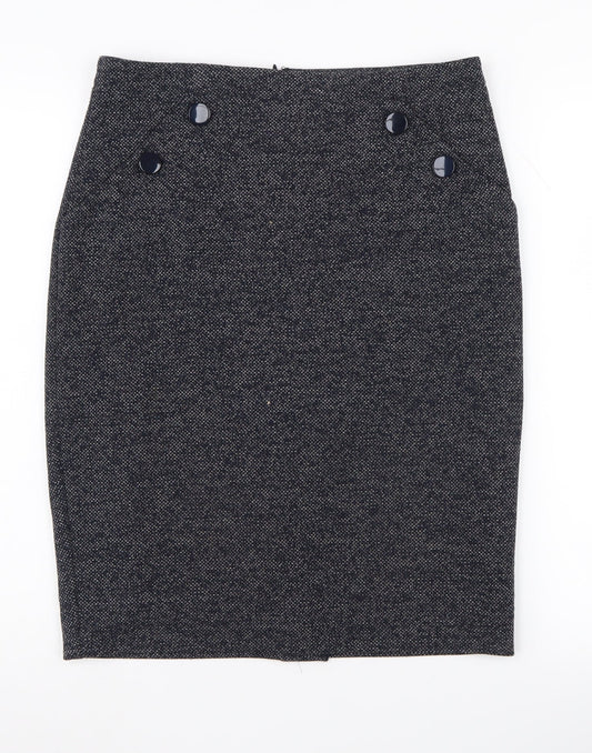 Laura Ashley Women's Black Pencil Skirt Size 12