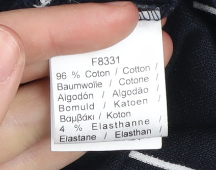 Lacoste Men’s Black Striped Polo M Collared