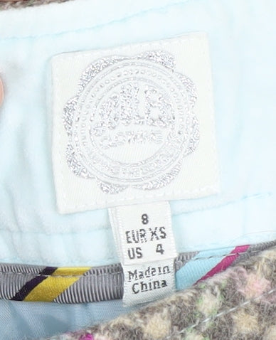 Joules Women's Multicoloured Check Pencil Skirt 8