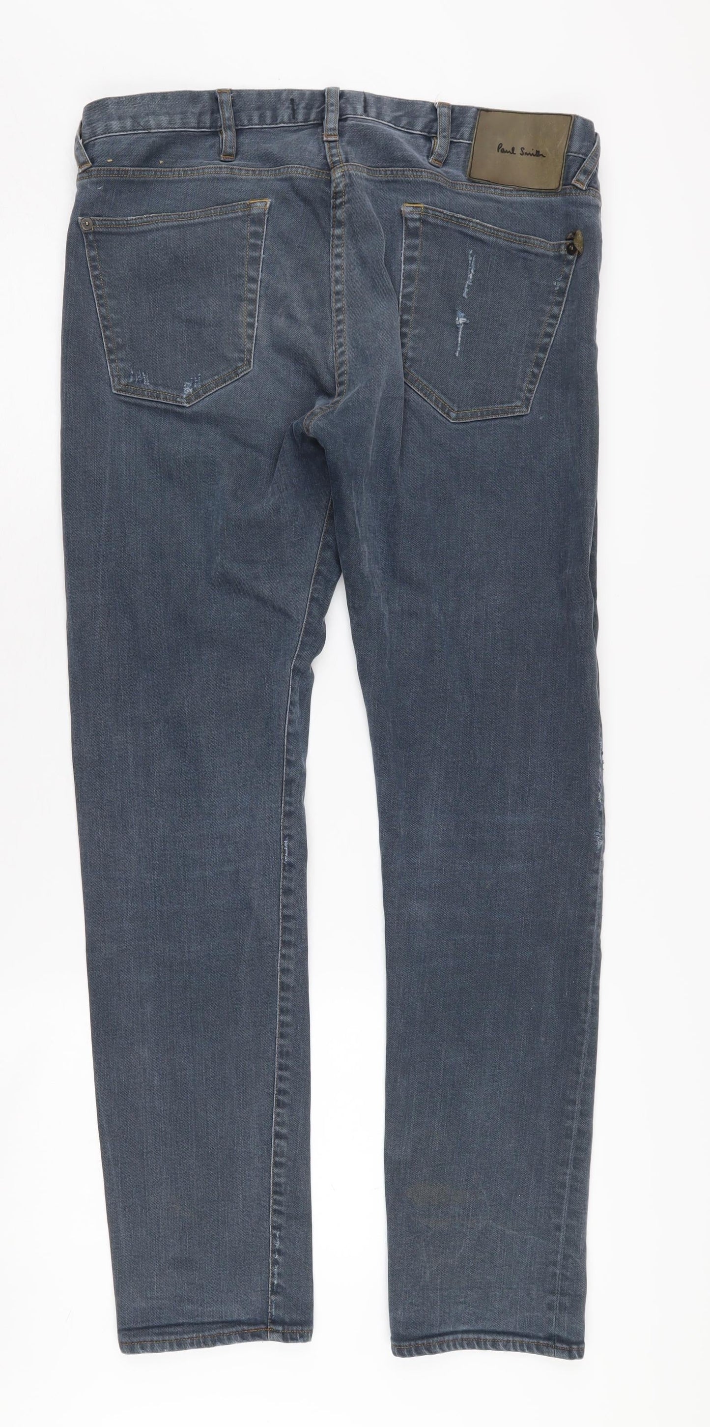 Paul Smith Men's Blue Straight Jeans 32