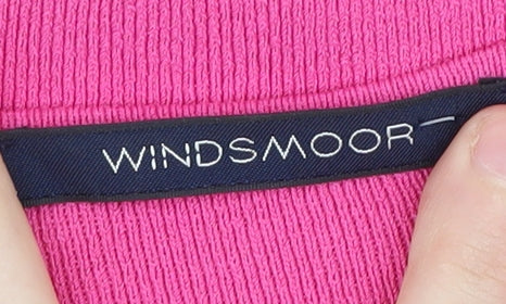 Womens UK Size L+ Windsmoor Pink Viscose Blend T-Shirt