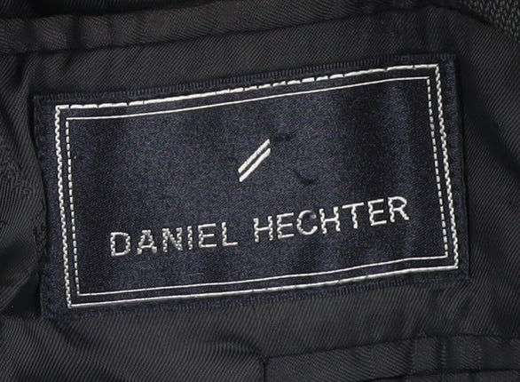 Daniel Hechter Men's Black Blazer, 42L, Formal Jacket