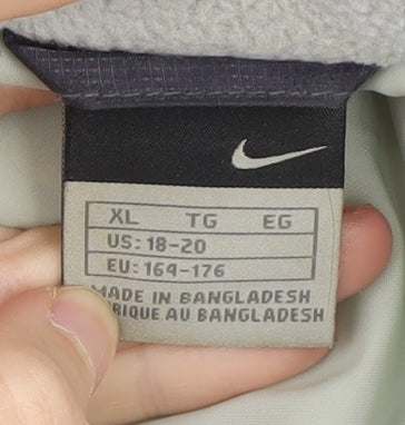 Nike Women's Grey XL Sports Jacket, Winter Casual Coat