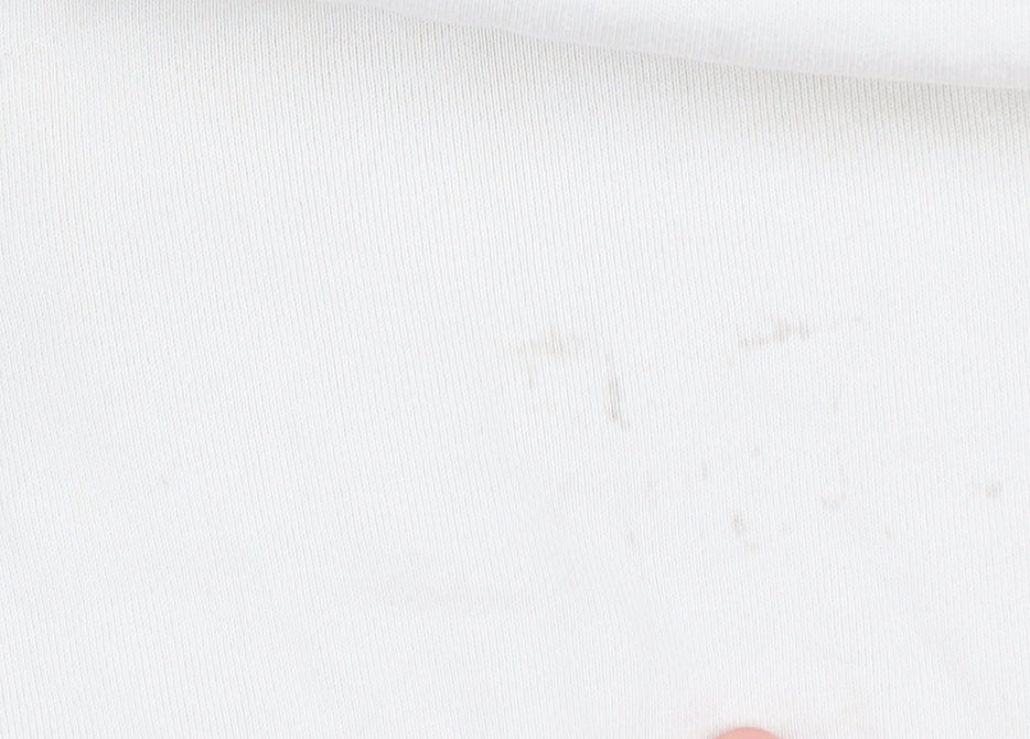 Kappa Men’s White Logo Pullover Sweatshirt L