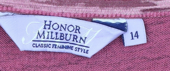 Additional view of Honor Millburn Women's Pink jumper, size 14