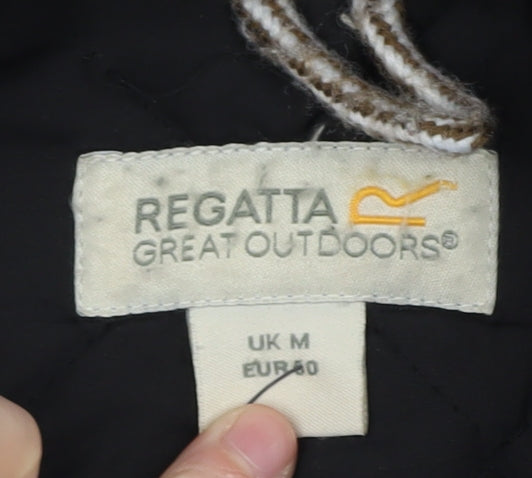 Regatta Men's Black Quilted Jacket M Casual Mid-Length