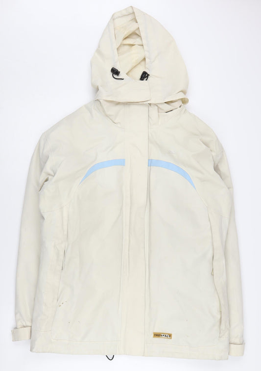 Trespass Men's Beige Rain Jacket L Waterproof