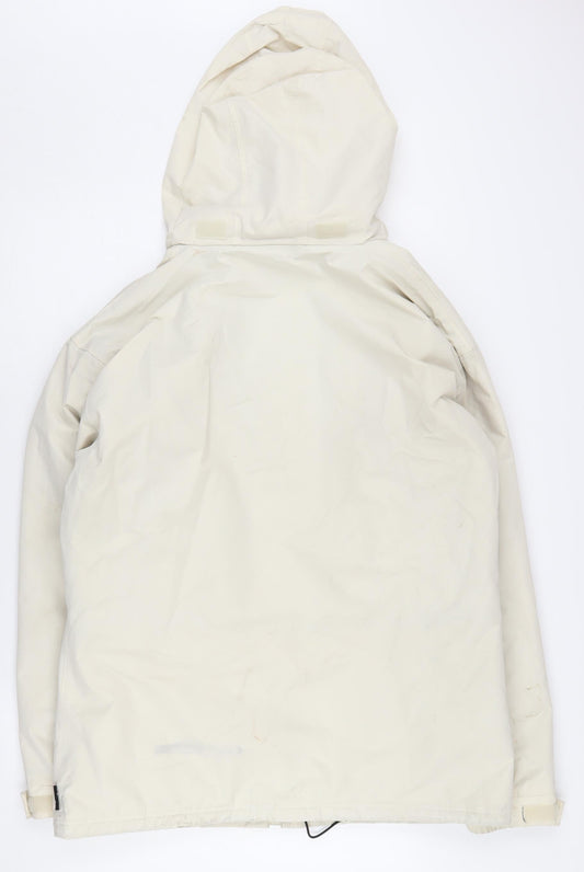 Trespass Men's Beige Rain Jacket L Waterproof