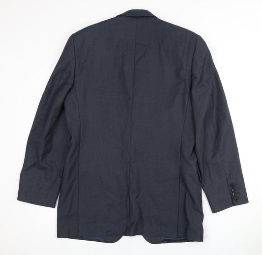 Magee Men's Blue Wool Suit Jacket 38 Regular