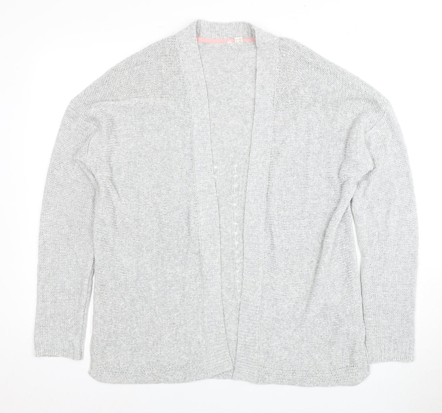 White Stuff Women's Grey Cardigan, Size 16, Knit Jumper