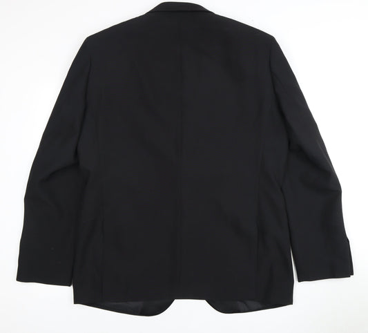 Charlton Gray Men's Black Tuxedo Blazer 44L