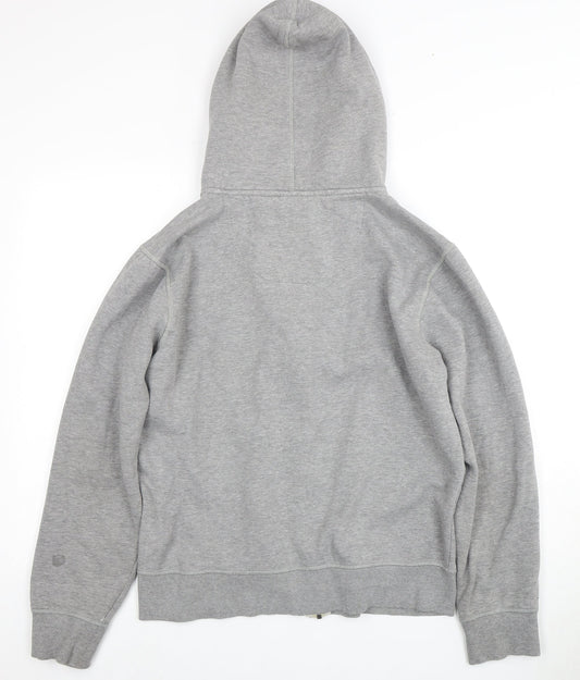 Jack & Jones Men's Grey Full Zip Hoodie - Size L