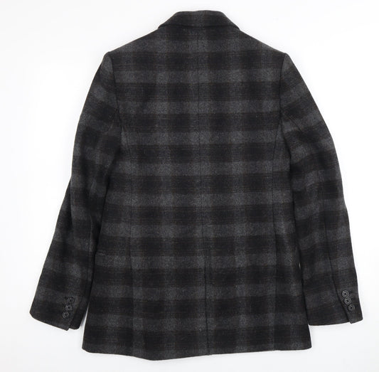 Marks and Spencer Women’s Black Double-Breasted Blazer, Size 8