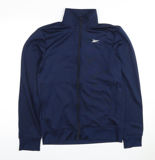 Reebok Men's Blue Full Zip Sweatshirt, Size S