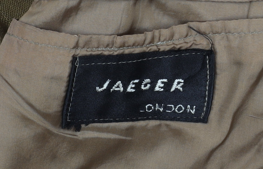 Jaeger Men's Brown Wool Blazer Jacket Size 42R