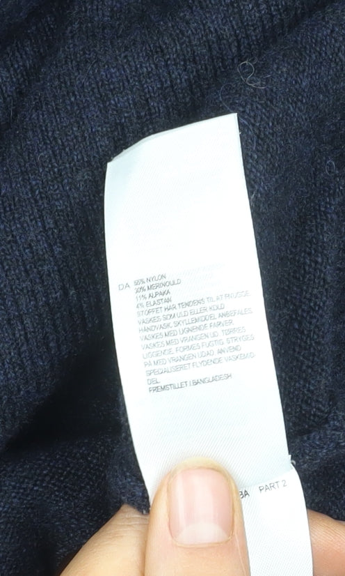 White Stuff Women's Blue Tunic Jumper Size 10