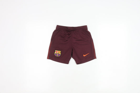 Nike Boys' Red Athletic Football Shorts XS