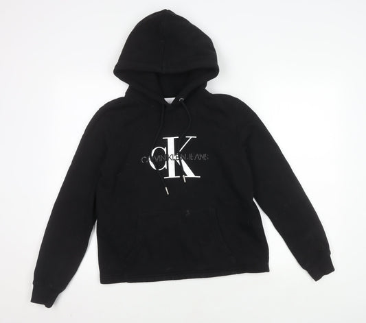 Calvin Klein Women's Black Logo Hoodie XS
