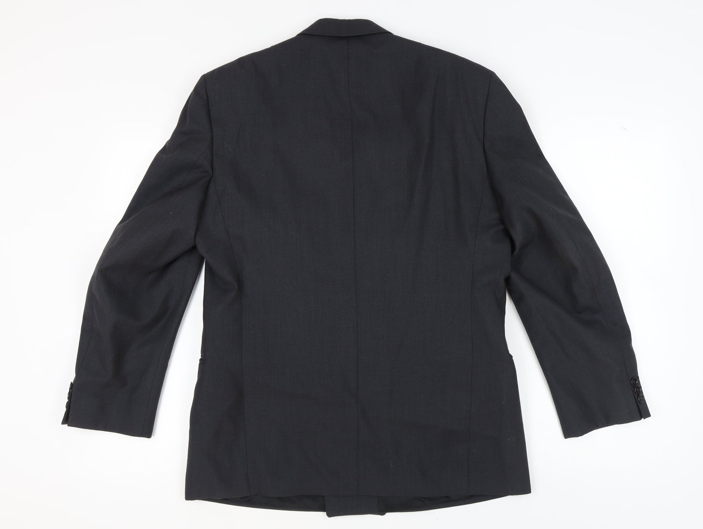 Magee Men's Black Double-Breasted Blazer, Size 40