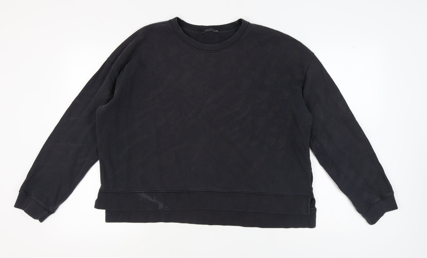 ALLSAINTS Unisex Black Cotton Pullover Sweatshirt Size M