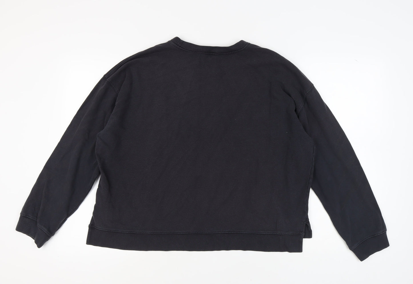 ALLSAINTS Unisex Black Cotton Pullover Sweatshirt Size M