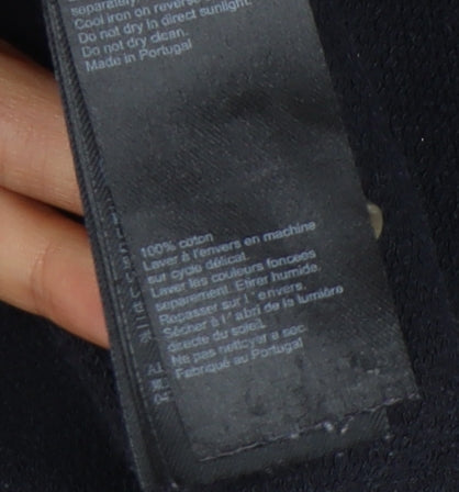 ALLSAINTS Unisex Black Cotton Pullover Sweatshirt Size M