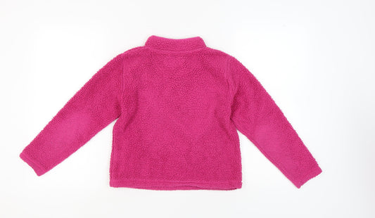 Peter Storm Girls Pink Fleece Pullover Sweatshirt 11-12 Years