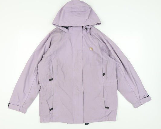 Trespass Women's Purple Anorak Jacket L Waterproof