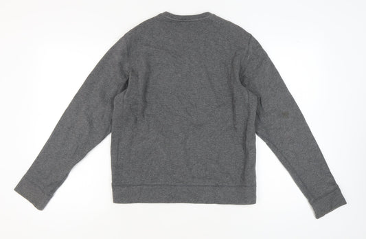 Armani Exchange Grey Unisex XS Sweatshirt, Casual Logo