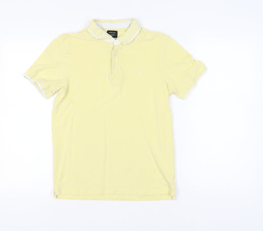 Jack & Jones Yellow Men's Polo Shirt - Medium