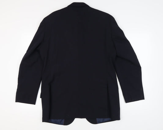 Moss Men's Blue Blazer 42R Regular Fit