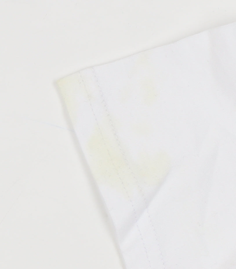Additional view of McKenzie girls’ 5-6yrs white cotton t-shirt with logo