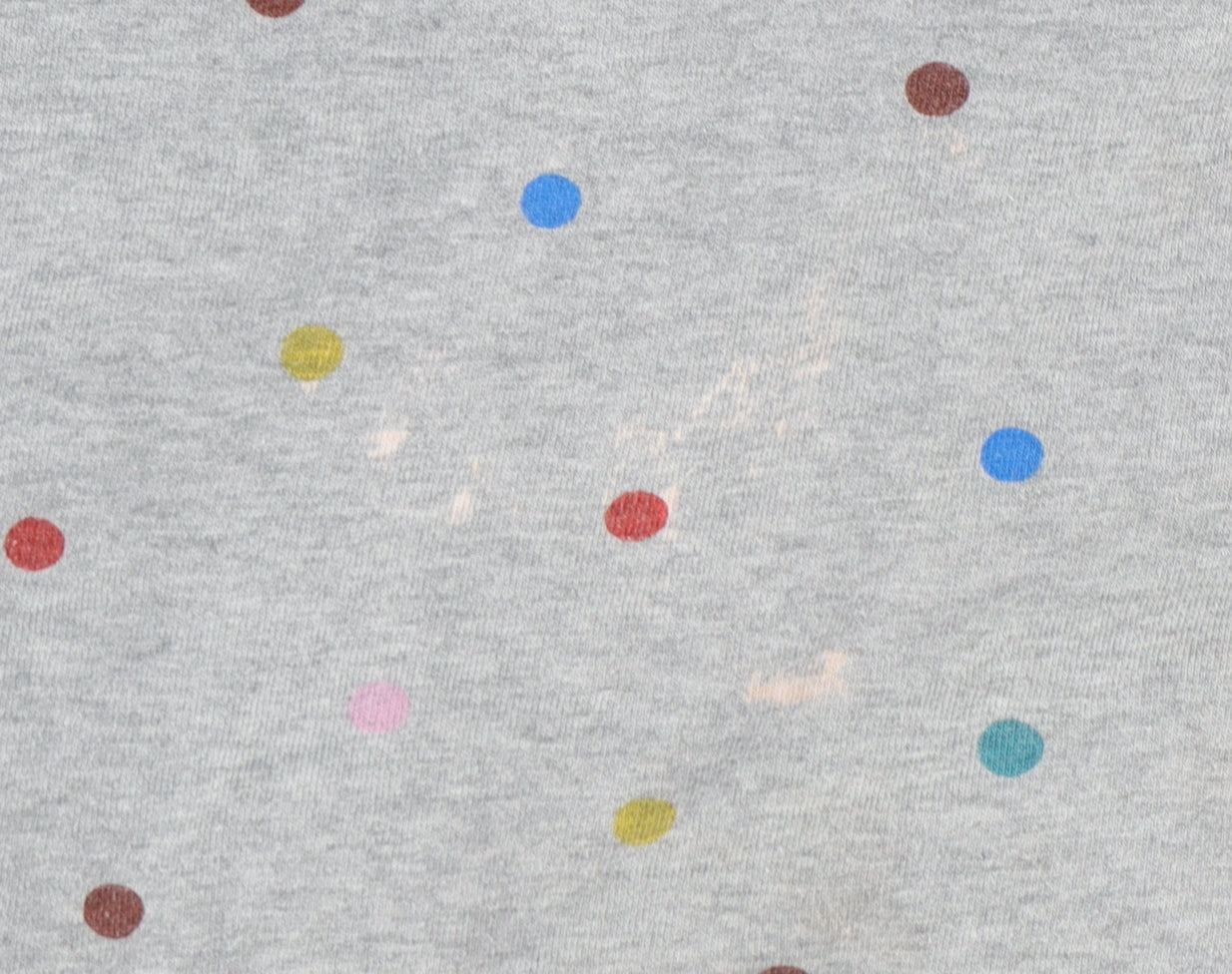 Boden Grey Polka Dot Pullover Sweatshirt M - Women