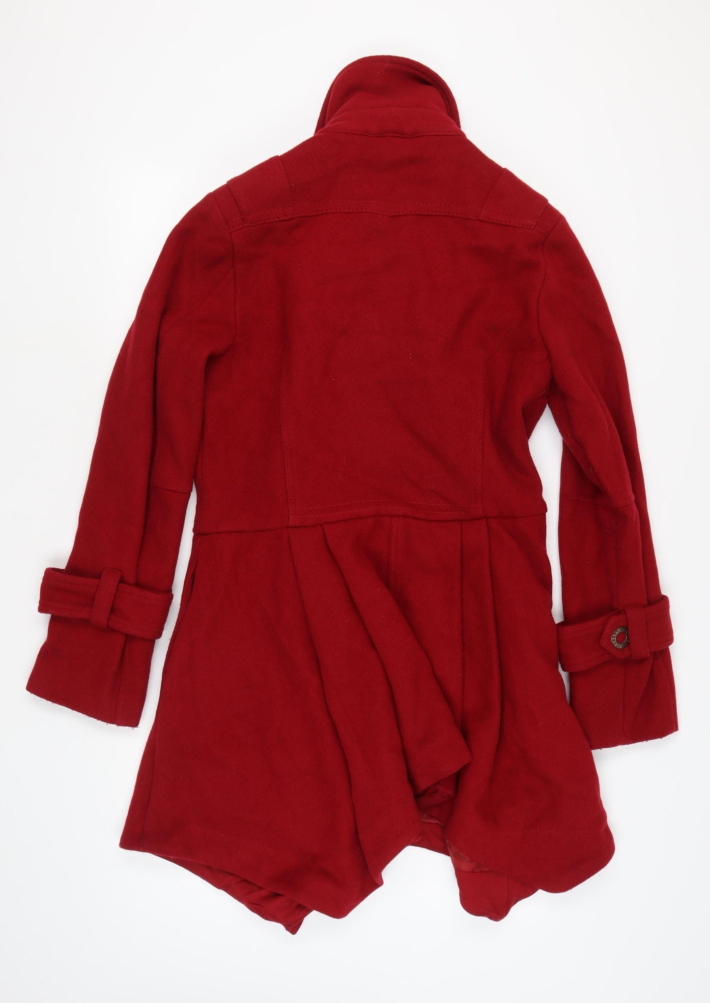 Firetrap Red Wool Women's XL Overcoat