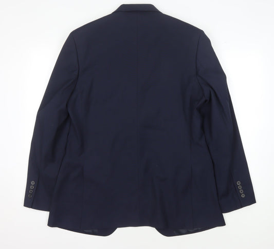 Marks and Spencer Men's Blue Blazer 42 Regular Fit