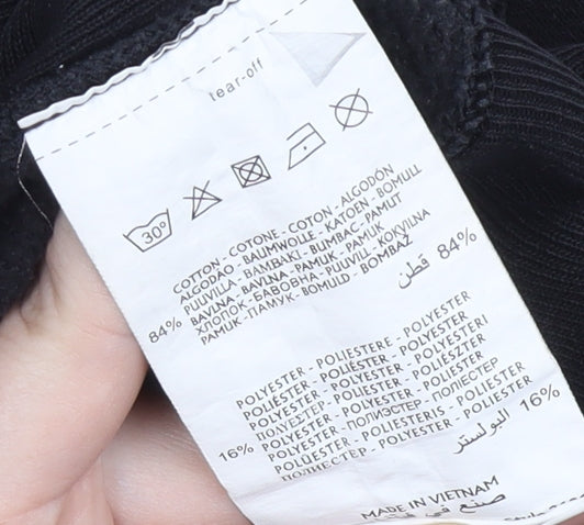 Champion Men's Black Pullover Hoodie Size S