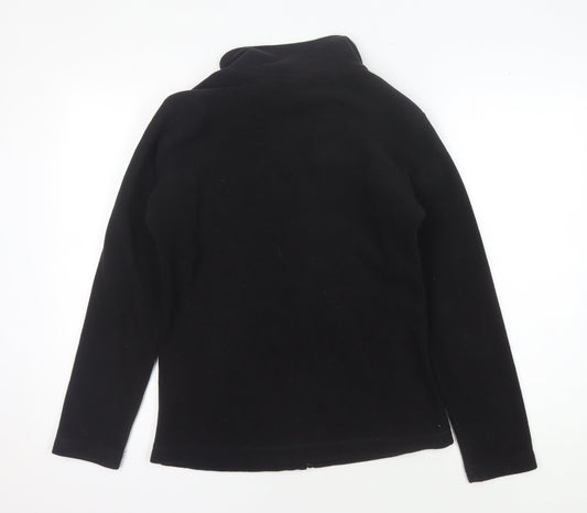 Gelert Women's Black Zip Fleece Sweatshirt Size 12