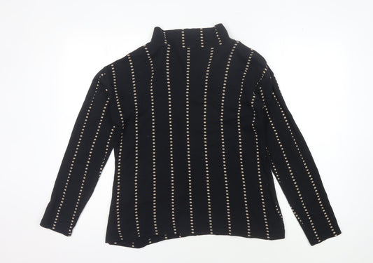 Trespass Women's Black Polka Dot Pullover Sweatshirt M