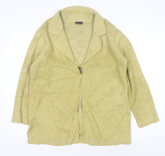 Alexon Women’s Beige Cardigan, L, Collared, Casual