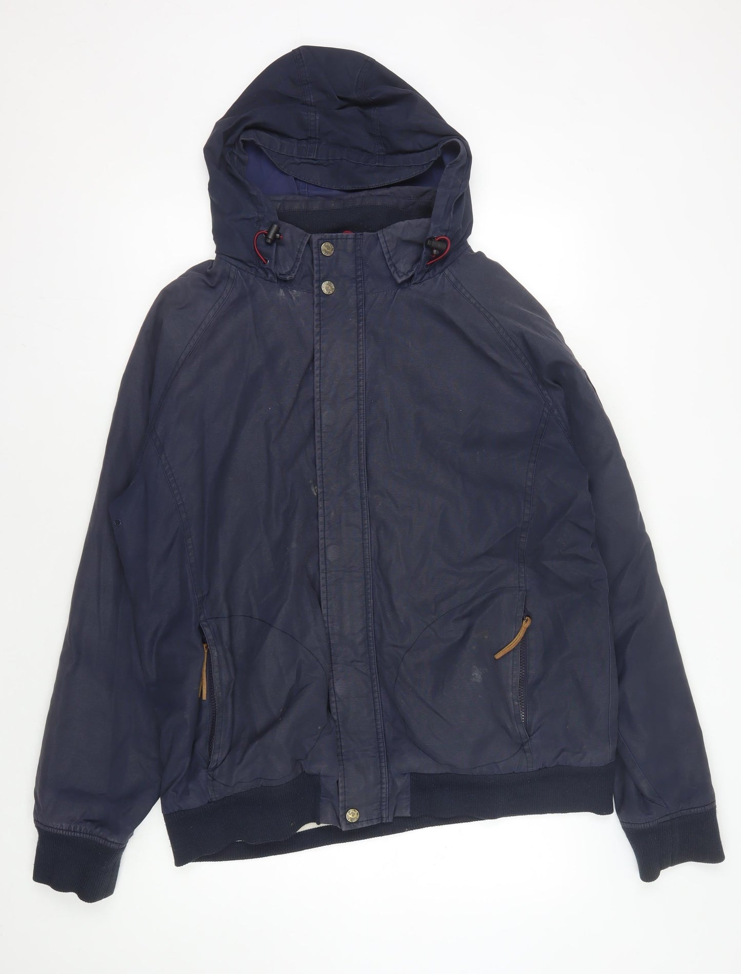 Fat Face Men's Blue Hooded Jacket XL Casual
